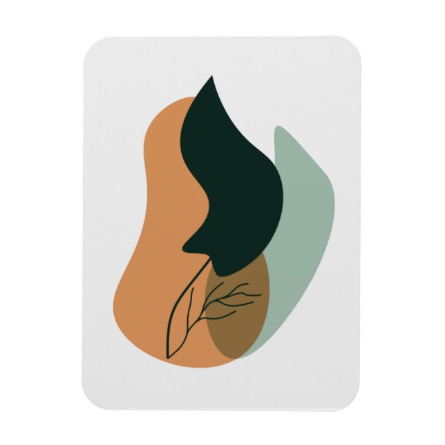 Magnet Flexible Formes botaniques colorées (Vertical)