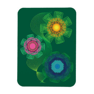 Magnet Flexible Formes et motifs de lignes de la nature