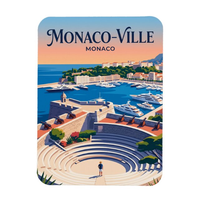 Magnet Flexible Fort Antoine Monaco (Vertical)