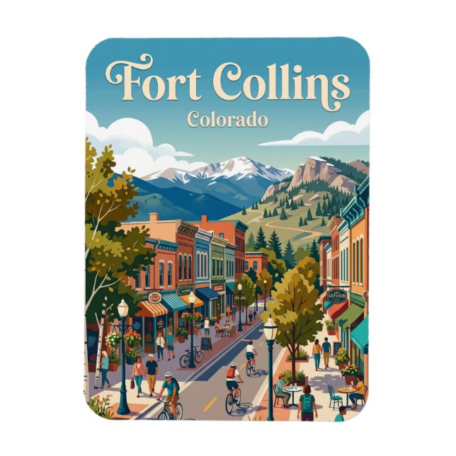 Magnet Flexible Fort Collins Colorado (Vertical)