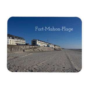 Magnet Flexible Fort-Mahon-Plage, Vue sur la plage, France