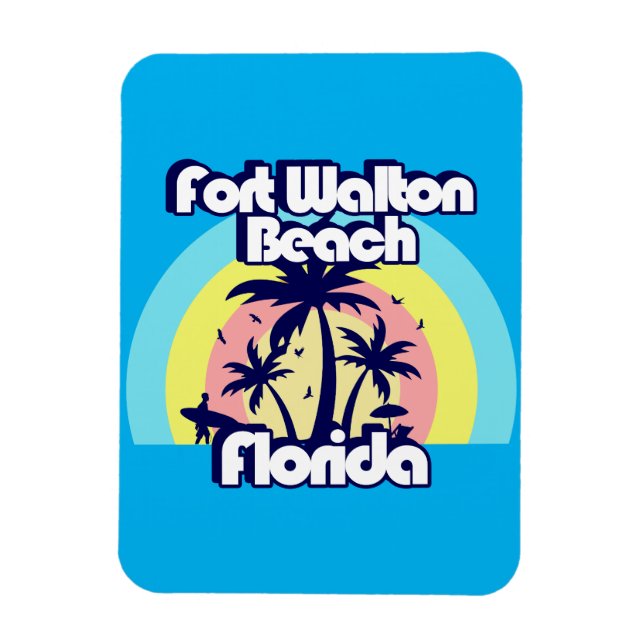 Magnet Flexible Fort Walton Beach Floride (Vertical)
