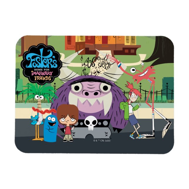 Magnet Flexible Foster's Home for Imaginary Friends | Arrêt (Horizontal)