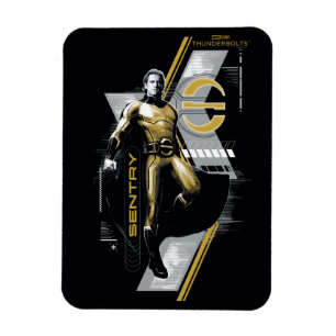 Magnet Flexible Foudroyants*   Graphisme du personnage de Sentry