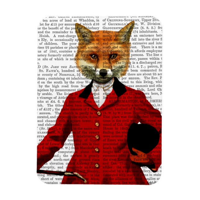 Magnet Flexible Fox Hunter 2 Portrait (Vertical)