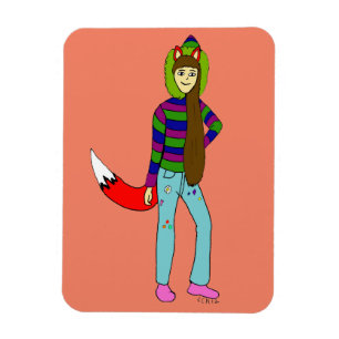Magnet Flexible foxgirl