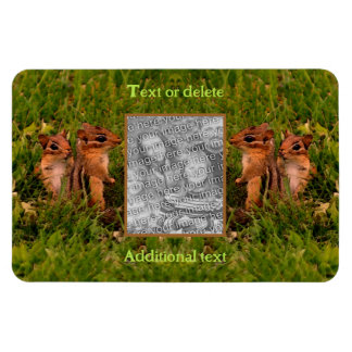 Magnet Flexible Frame Chipmunks Baby Créez votre propre photo