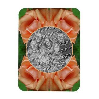 Magnet Flexible Frame Rose Peach Blooming Créer Votre Propre Photo