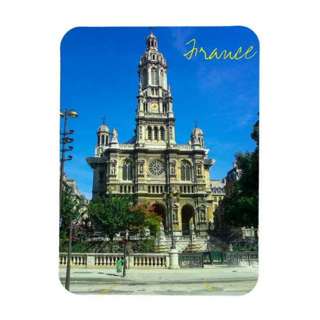 Magnet Flexible France Architecture Cathédrale de France Paris (Vertical)