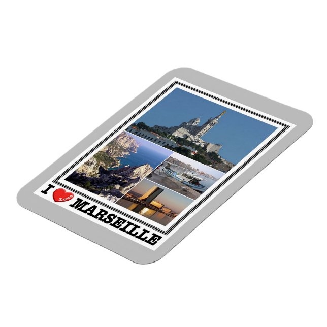Magnet Flexible France - Marseille (Côté Gauche)