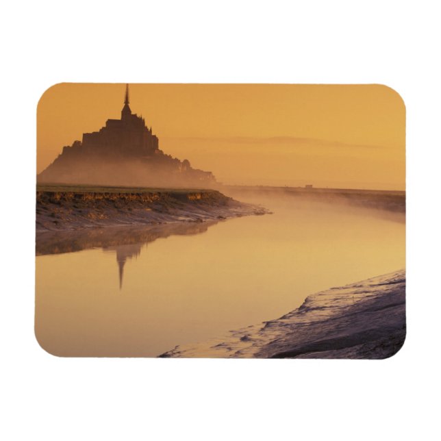 Magnet Flexible FRANCE, Normandie Mont St Michel. Lumière du matin (Horizontal)