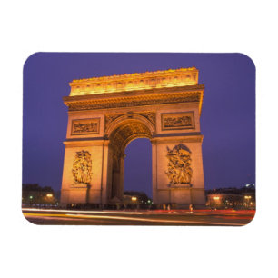 Magnet Flexible France, Paris, Arc de Triomphe à la tombée de la n
