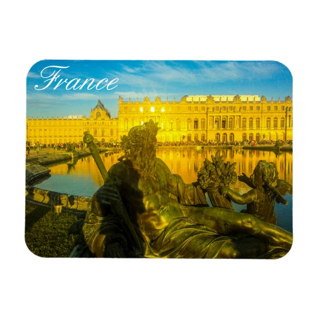 Magnet Flexible France Paris Architecture Sunset Versailles (Horizontal)