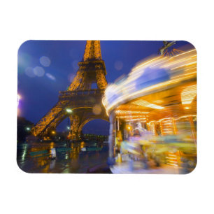 Magnet Flexible France, Paris. Tour Eiffel dans le brouillard crép