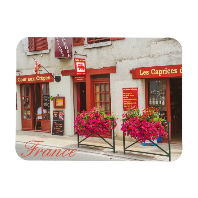 Magnet Flexible France Street Cityscape Architecture des bâtiments (Horizontal)