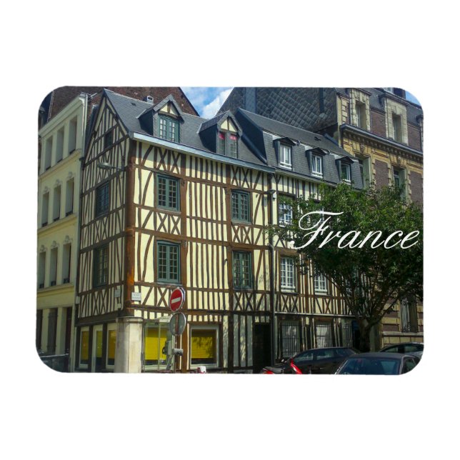 Magnet Flexible France Street Cityscape Architecture des bâtiments (Horizontal)