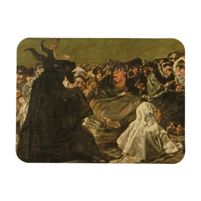 Magnet Flexible Francisco Jose de Goya y Lucientes | Les sorcières (Horizontal)
