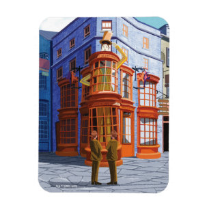 Magnet Flexible Fred et George à Weasley's Wizard Wheezes