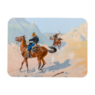 Magnet Flexible Frederic Remington - The Advance-Guard ou The Mil