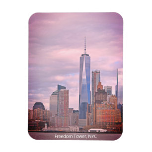 Magnet Flexible Freedom Tower de Staten Island Ferry NYC Postcar