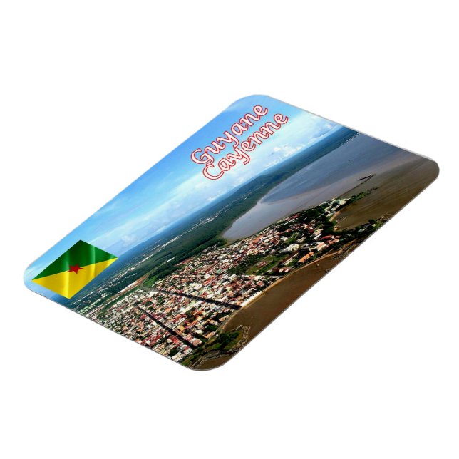 Magnet Flexible French Guiana - Cayenne - (Côté Gauche)