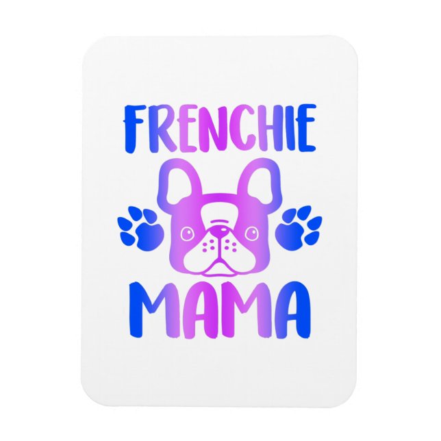 Magnet Flexible Frenchie Mama Bulldog (Vertical)