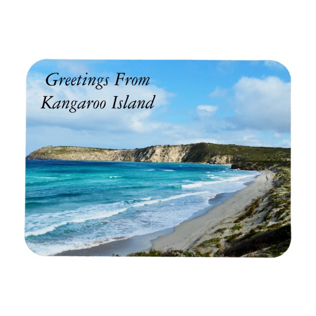Magnet Flexible Fresh Ocean Breezes, île de Kangaroo, Australie,  (Horizontal)