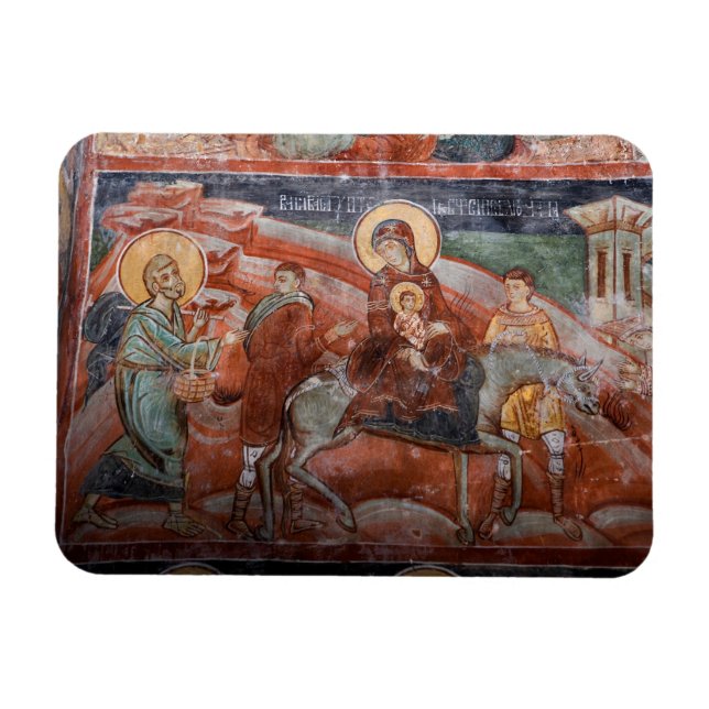 Magnet Flexible Fresques de l'église serbe du XIVe siècle, (Horizontal)