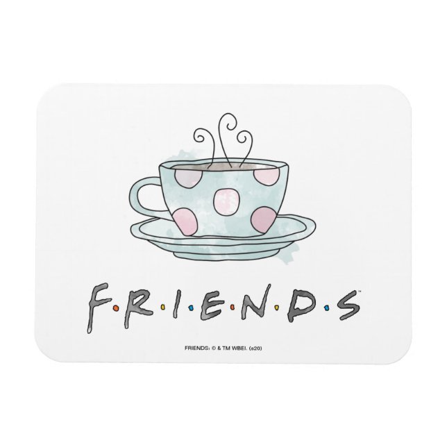 Magnet Flexible FRIENDS™ | Coffee Mug Watercolor (Horizontal)
