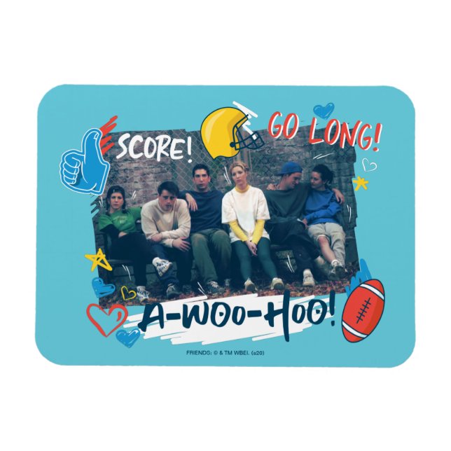 Magnet Flexible FRIENDS™ | Jeu de Football (Horizontal)