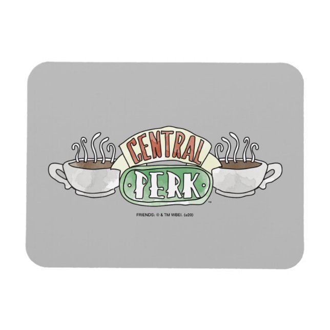 Magnet Flexible FRIENDS™| Logo Central Perk Watercolor (Horizontal)