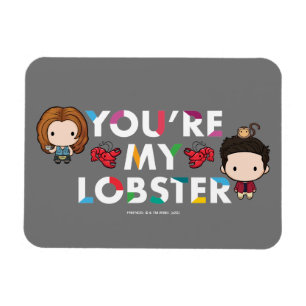 Magnet Flexible FRIENDS™   Ross & Rachel  Lobster Chibi