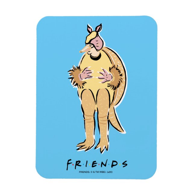 Magnet Flexible FRIENDS™ | Tatou de fête (Vertical)
