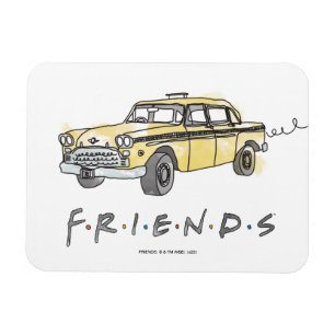 Magnet Flexible FRIENDS™ Taxi Cab