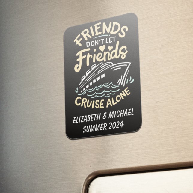 Magnet Flexible Friends Trip Cruising Cruise Cabin Door  (Créateur téléchargé)