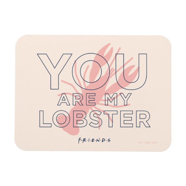 Magnet Flexible FRIENDS™ | Tu es mon homard (Horizontal)