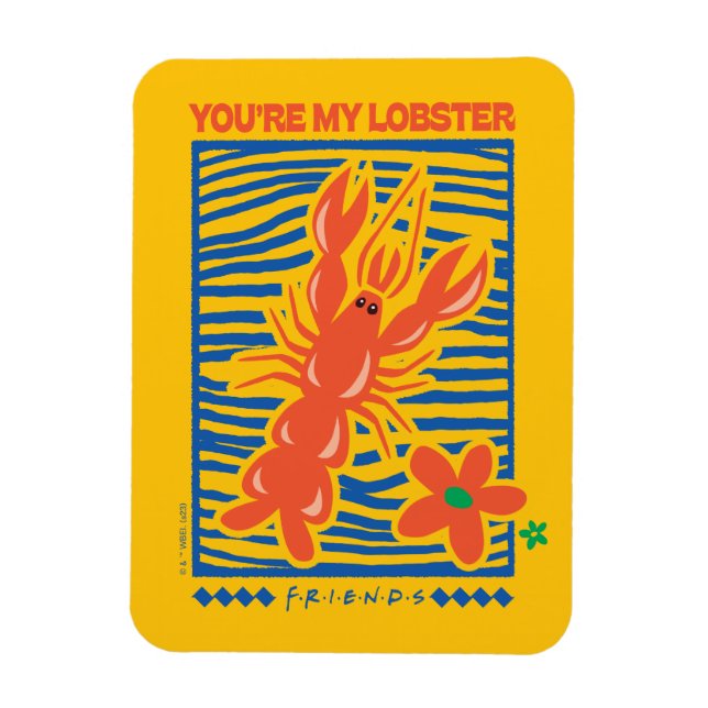 Magnet Flexible FRIENDS™ | You're My Lobster Vibrant Graphic (Vertical)