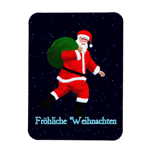 Magnet Flexible Froehliche Weihnachten - Père Noël (Vertical)