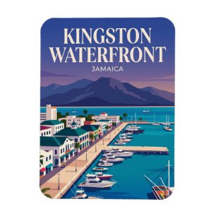 Magnet Flexible Front de mer de Kingston Jamaïque