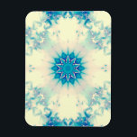 Magnet Flexible Frozen Water Frosty Blue Winter Snowflake<br><div class="desc">Feel Free to click "Personalize" or "Customize" to open the design tool and add text in a variety of colors and fonts for customization of my one of a kind Frozen Water Frosty Blue Winter Snowflake.</div>