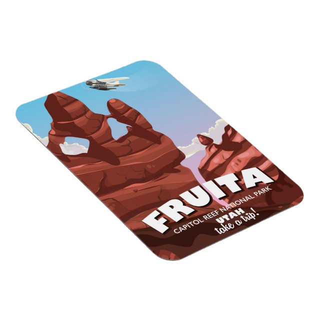 Magnet Flexible Fruita Parc national de Capitol Reef Utah (Côté Droit)