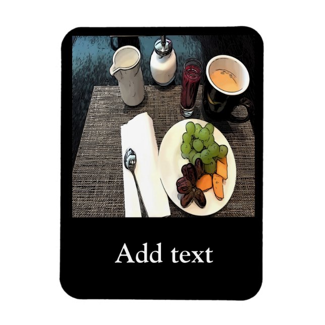 Magnet Flexible Fruits et café (Vertical)