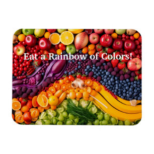 Magnet Flexible Fruits Légumes Aliments sains Rappel nutritionnel