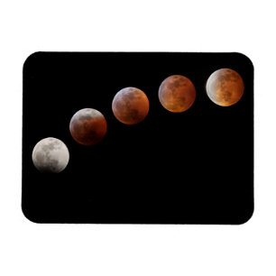 Magnet Flexible Full Moon Phases Total Lunar Eclipse Colorado