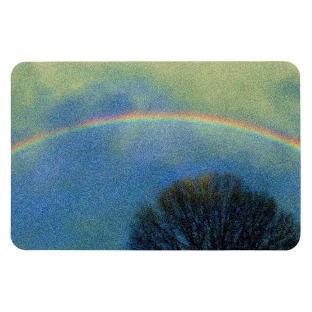 Magnet Flexible Full rainbow in Seurat style (Horizontal)