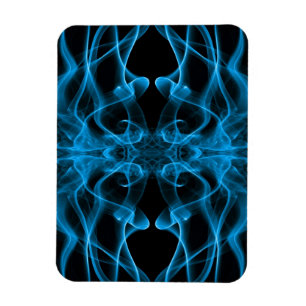 Magnet Flexible Fumée bleue éthérée Art abstrait