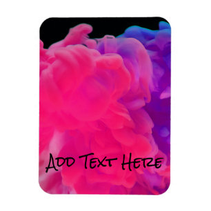 Magnet Flexible Fumée numérique rose et violette