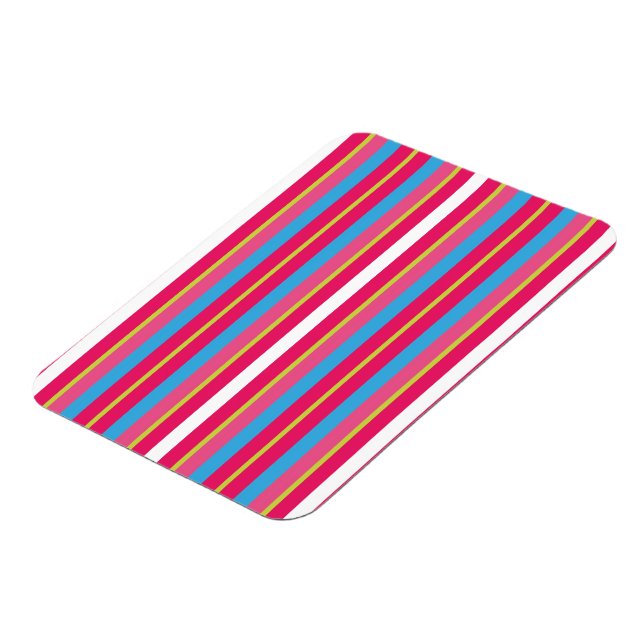 Magnet Flexible Fun Coloré Multi Stripes (Côté Gauche)