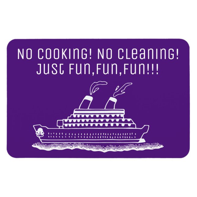 Magnet Flexible Fun Cruise Ship Cabine Stateroom Porte Marker Funn (Horizontal)
