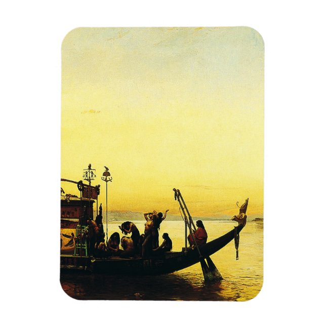 Magnet Flexible Funérailles d'une maman sur le Nil par Frederick A (Vertical)